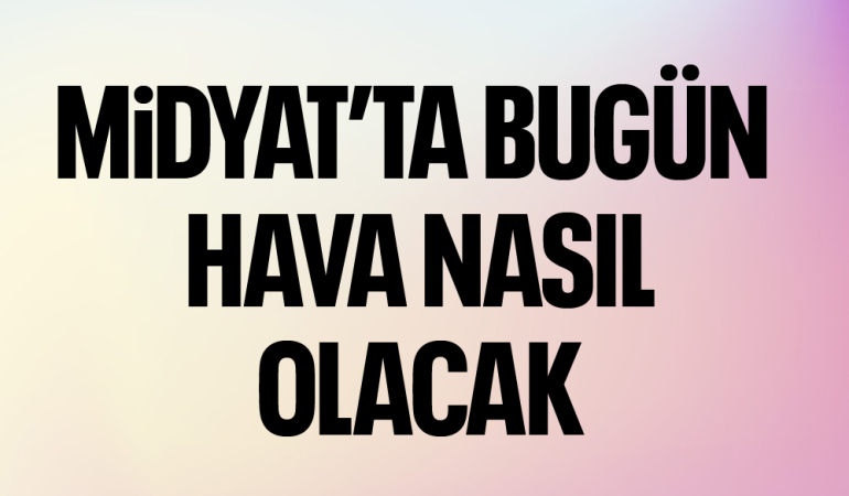 31 Aralık 2025 – Midyat (Mardin) için hava durumu tahmini: 🇹🇷
