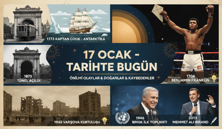 17 Ocak Tarihte Bugün Neler Oldu