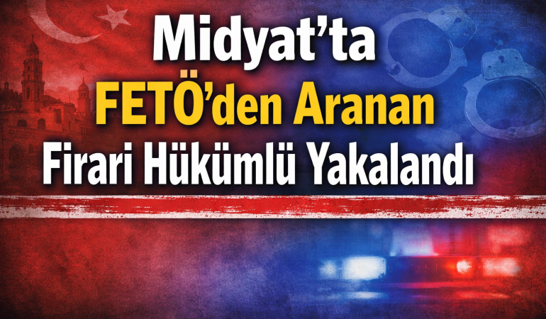 Midyat’ta FETÖ’den Aranan Firari Hükümlü Yakalandı