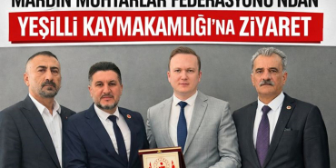 mardin muhtarlar kaymakama ziyaret