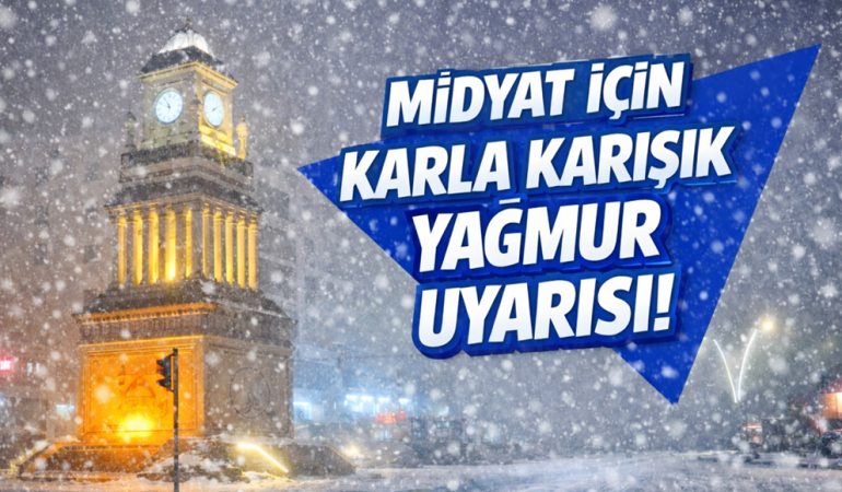 Mardin’de 3 İlçe İçin Karla Karışık Yağmur Uyarısı