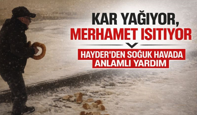 HAYDER’den Soğuk Havada Anlamlı Yardım