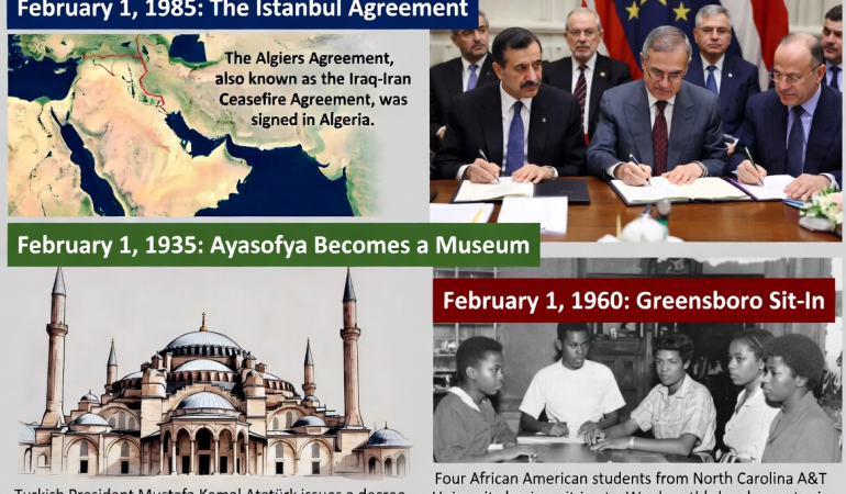 1 Şubat Tarihte Bugün Neler Oldu