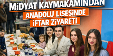 midyat kaymakamından anadolu lisesine ziyaret