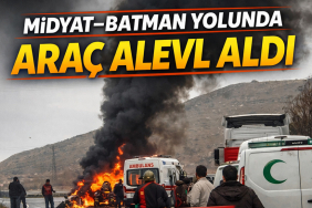 midyat batman yolunda kaza haberi
