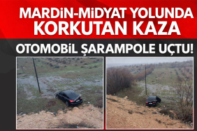 midyat mardin yolunda kaza