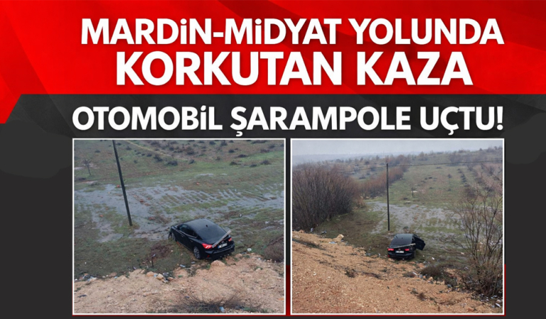 midyat mardin yolunda kaza