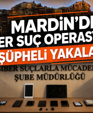 mardinde siber suç operasyonu