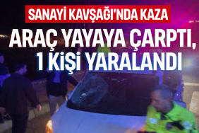 sanayi kavşağında kaza
