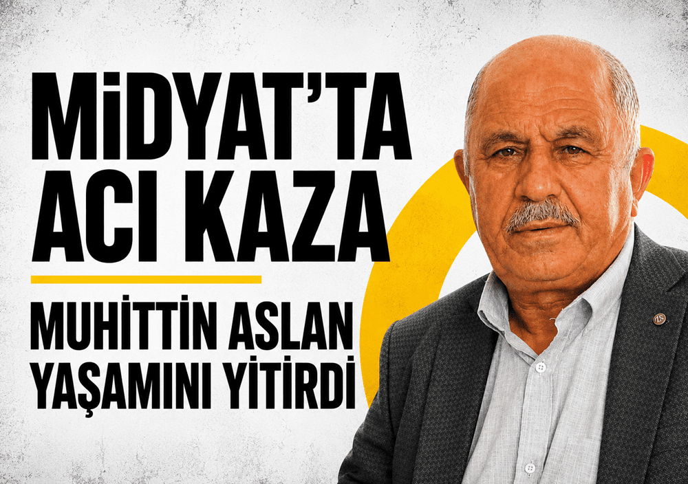 Midyat’ta Acı Kaza: Muhittin Aslan Yaşamını Yitirdi