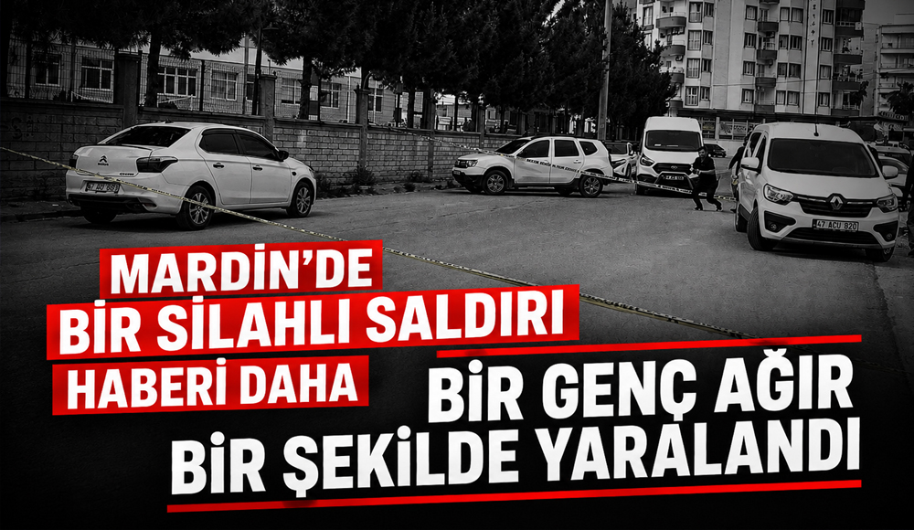 Mardin’de araca silahlı saldırı; bir genç yaralandı
