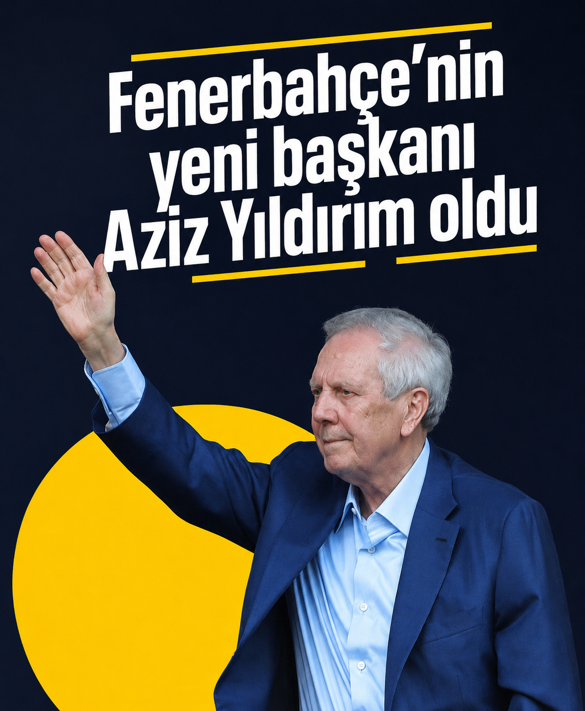 Fenerbahçe’de Aziz Yıldırım yeniden başkanlık koltuğunda
