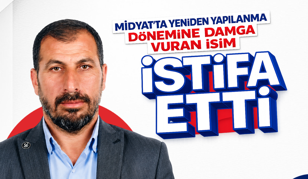  Midyat’ta Teşkilatın Etkin İsmi İstifa Etti
