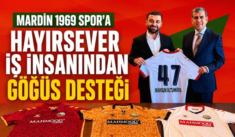 Mardin 1969 Spor’un Yeni Göğüs Sponsoru: Mahmood Coffee