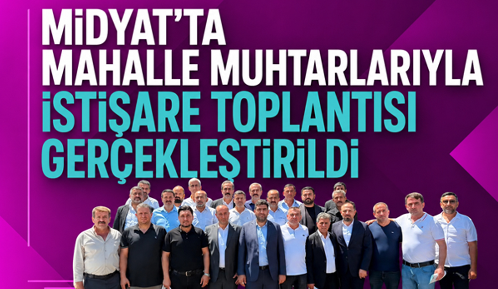 Midyat’ta Mahalle Muhtarlarıyla İstişare Toplantısı Gerçekleştirildi