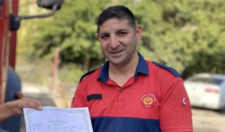 Yangına Müdahale Eden İtfaiye Eri Ömer Kaplan Yaşamını Yitirdi
