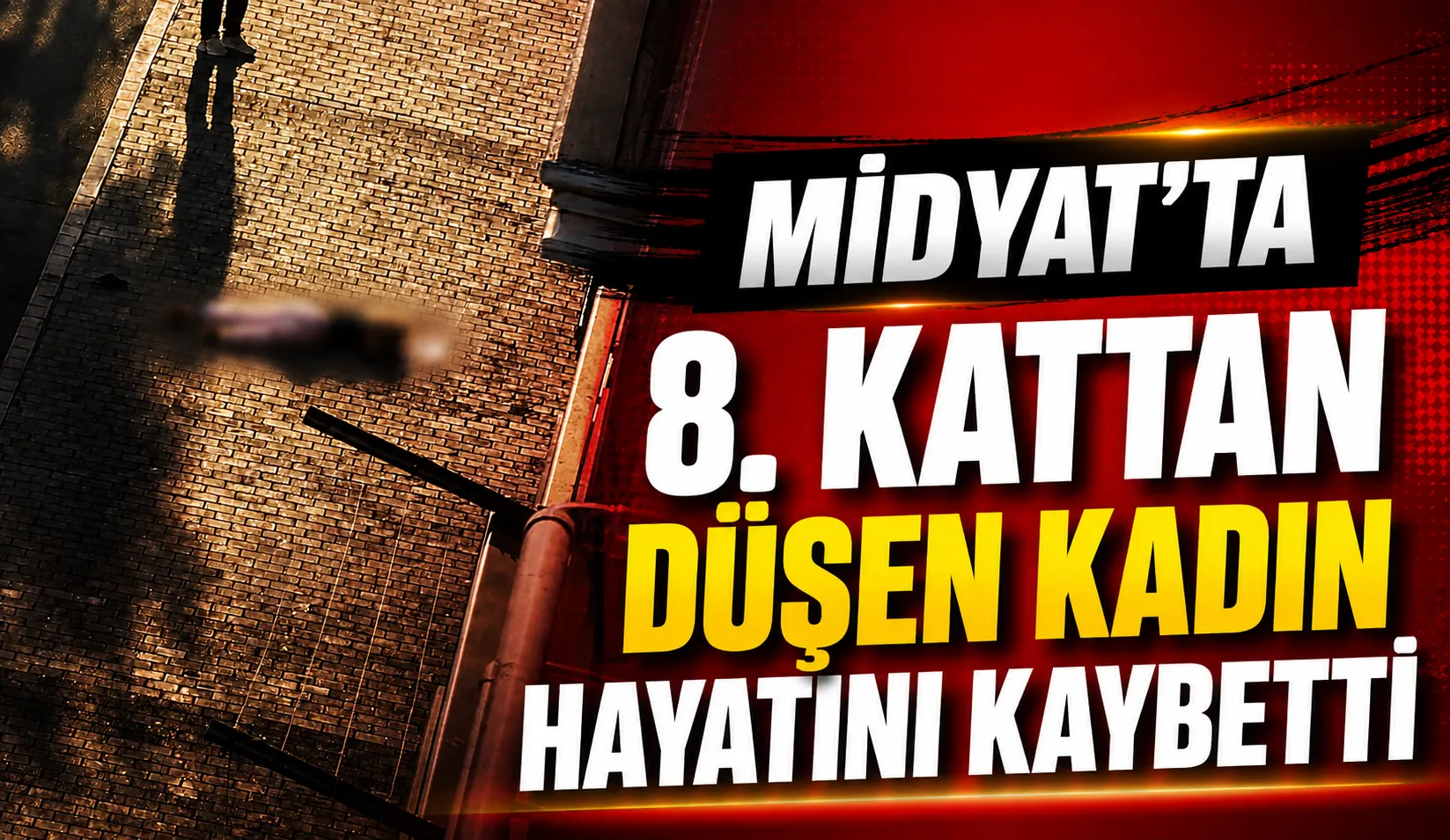 Midyat’ta 8. Kattan Düşen Kadın Hayatını Kaybetti