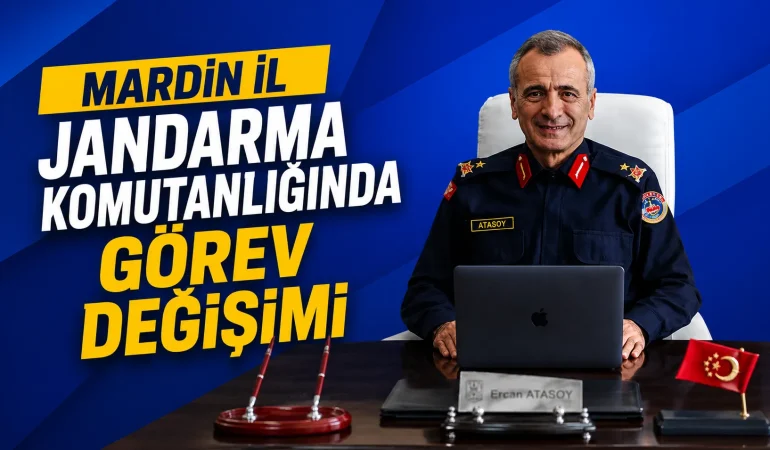 Mardin İl Jandarma Komutanlığında görev değişimi