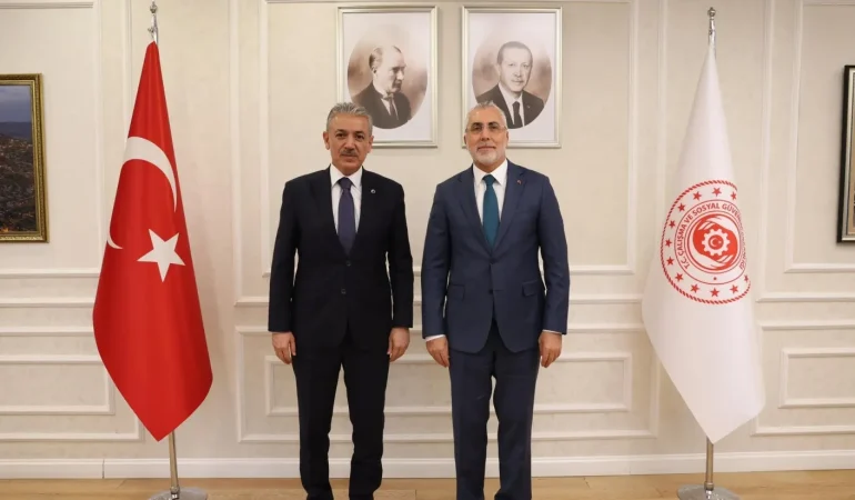 Mardin Valisi Tuncay Akkoyun’dan Bakan Vedat Işıkhan’a Ziyaret