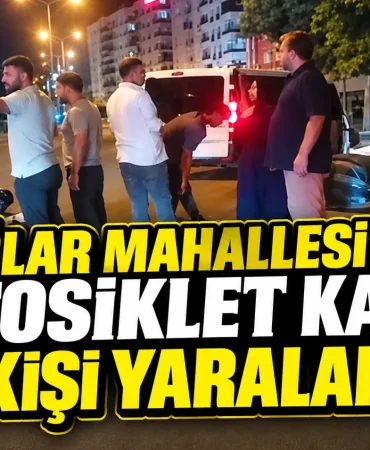bağlarda motor kazası