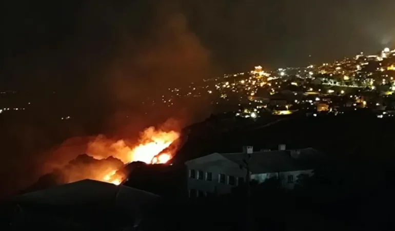 Mardin Kalesi Eteklerinde Yangın Paniği