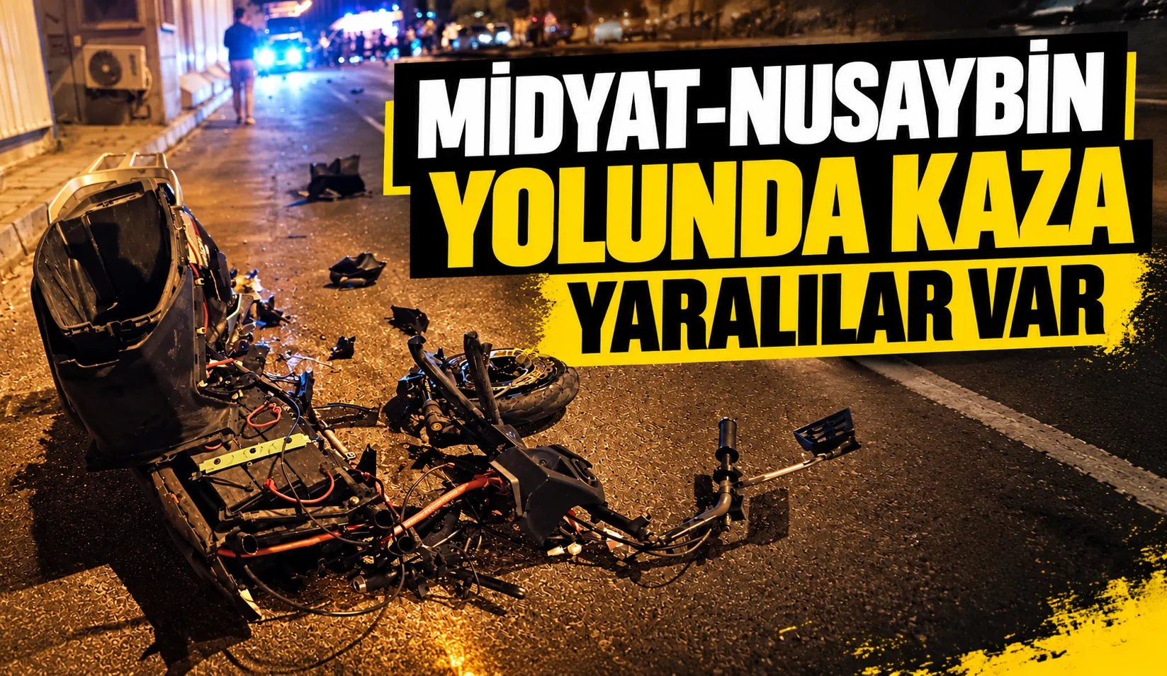 Midyat-Nusaybin Yolunda Kaza: Yaralılar Var