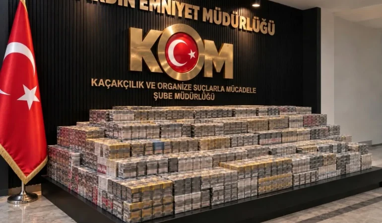 Midyat’ta 12 Bin 900 Paket Kaçak Sigara Ele Ge geçirildi