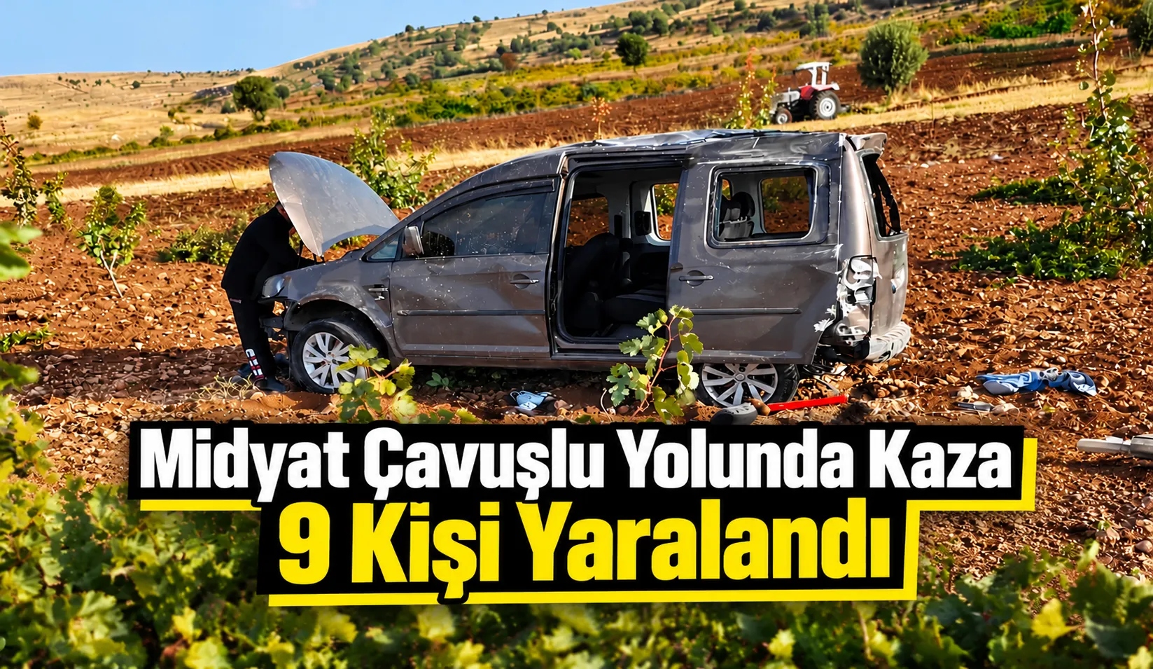 Midyat Çavuşlu Yolunda Kaza: 9 Kişi Yaralandı