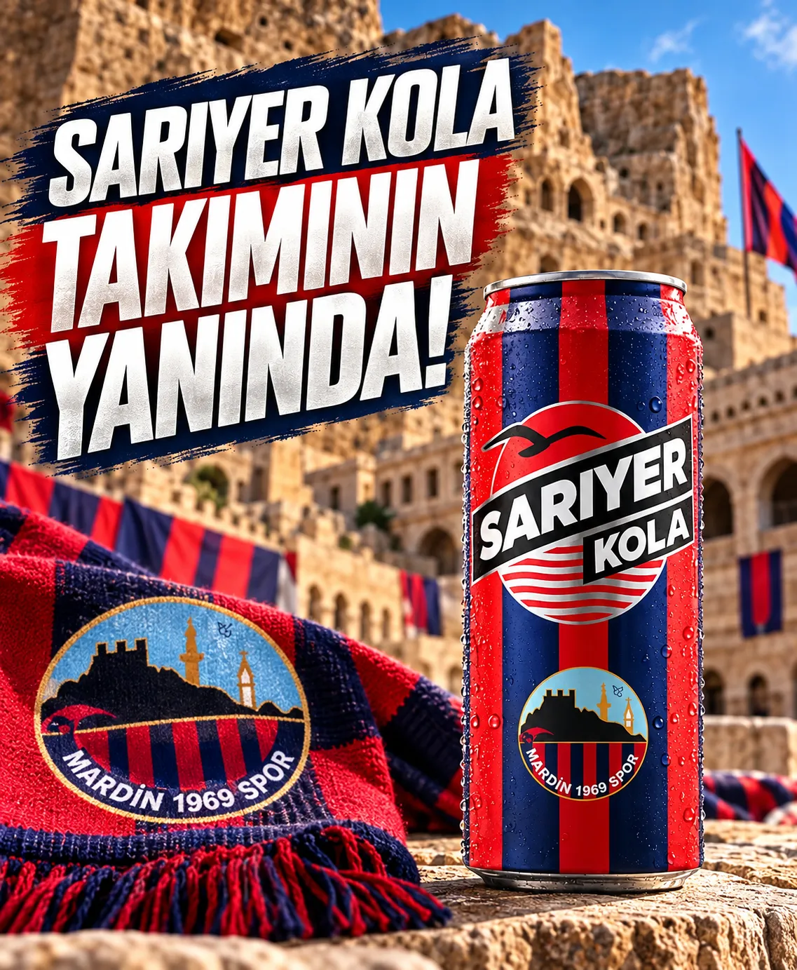 Sarıyer Kola’dan Mardin 1969 Spor’a destek mesajı