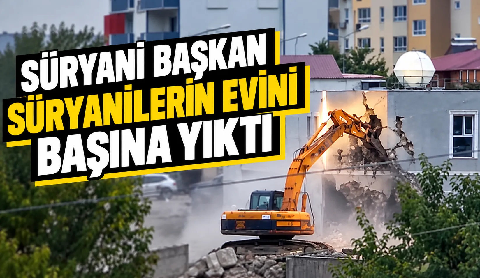 İdil’de Süryani vatandaşlara ait yapılara mühürleme ve yıkım işlemleri