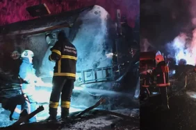 mardinde tanker yangını