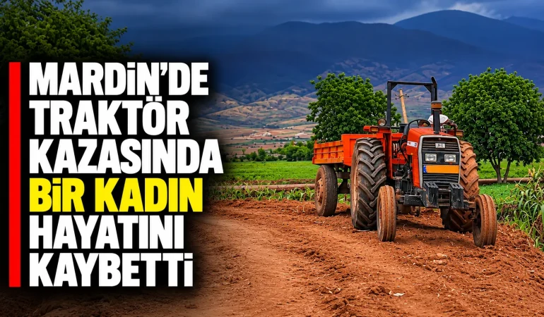 Mardin’de traktör kazasında bir kadın hayatını kaybetti